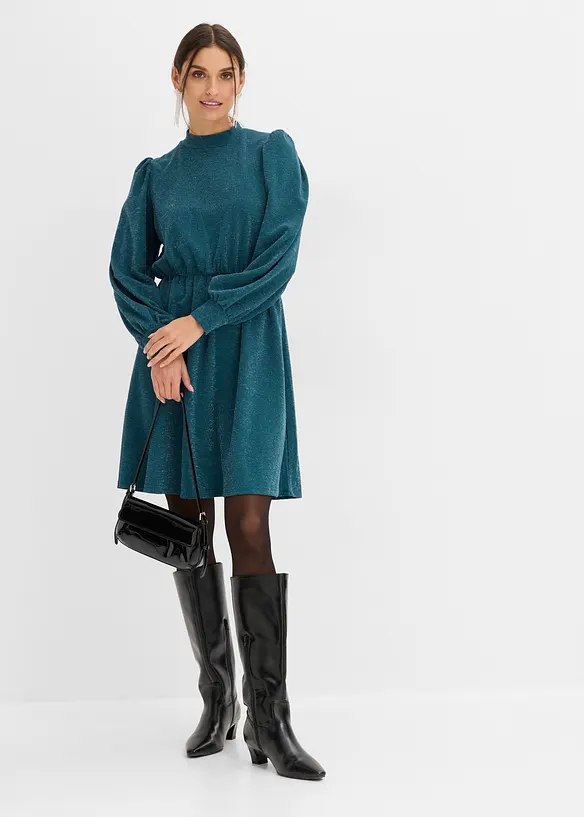 Glitzerkleid aus fester Interlock-Qualit&auml;t, bonprix