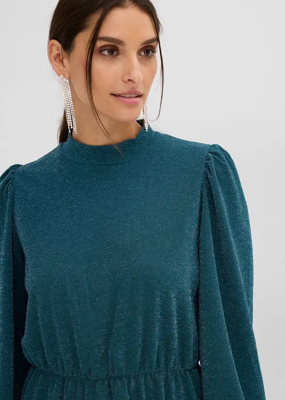 Glitzerkleid aus fester Interlock-Qualit&auml;t, bonprix
