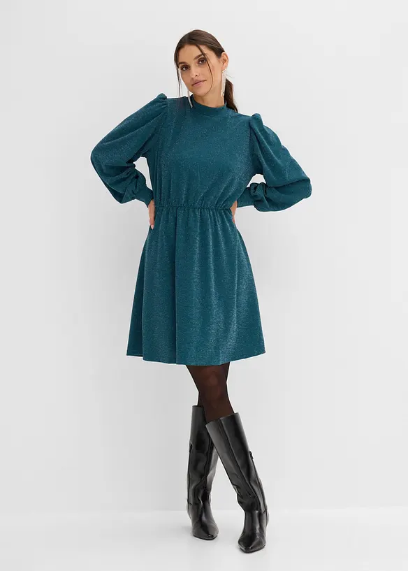Glitzerkleid aus fester Interlock-Qualit&auml;t, bonprix