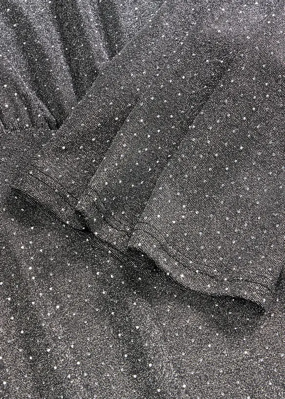 Jerseykleid mit Glitzereffekt und Strasssteinchen, bonprix