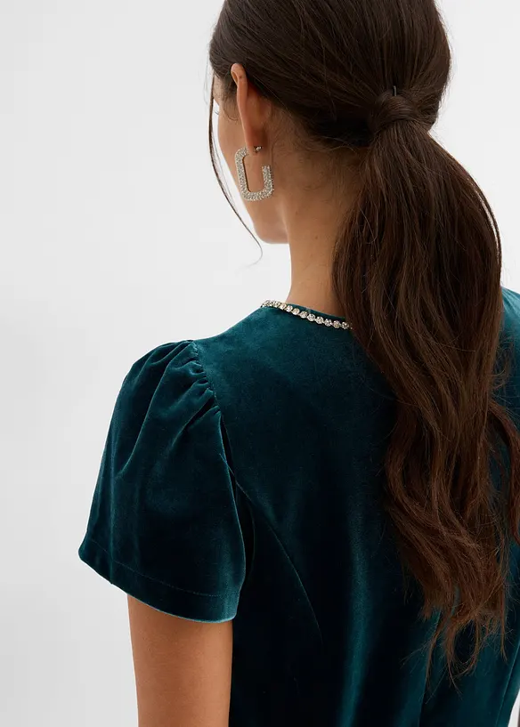 Kleid mit Strassverzierung, bonprix