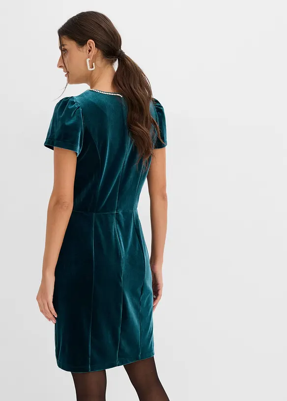 Kleid mit Strassverzierung, bonprix