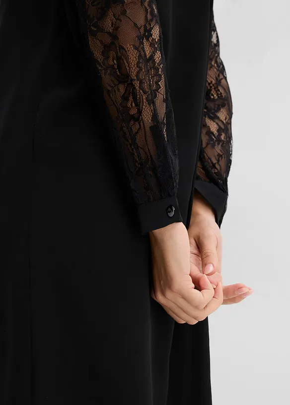 Blusenkleid mit Spitzen&auml;rmel, bonprix