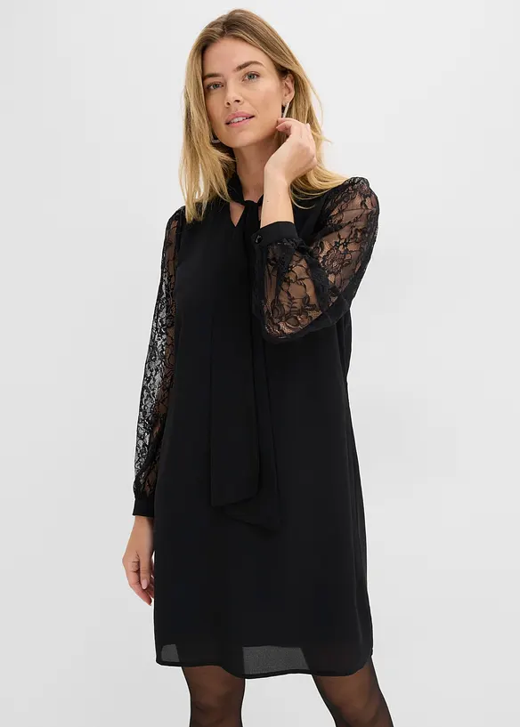 Blusenkleid mit Spitzen&auml;rmel, bonprix