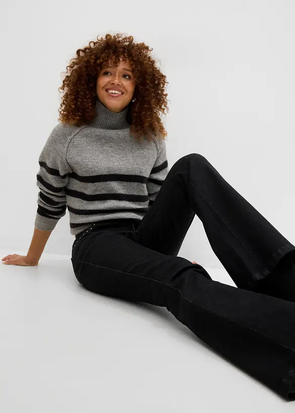 Bootcut-Jeans High Waist, bonprix