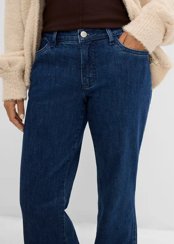 Bootcut-Jeans Mid Waist, bonprix