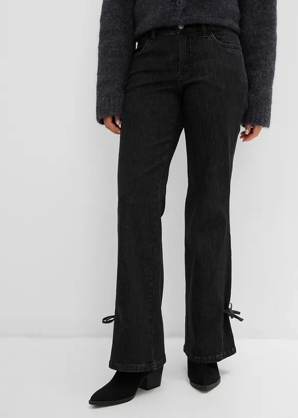 Bootcut-Jeans Mid Waist, bonprix