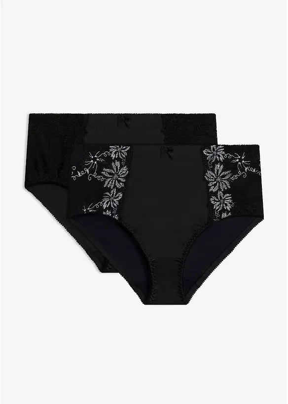 Lot de 2 slips sculptants, bonprix