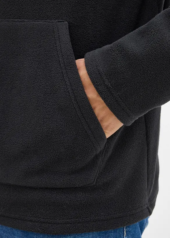 Sweat-shirt &agrave; capuche en polaire, bonprix