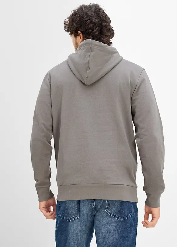 Sweat &agrave; capuche 100% coton, bonprix