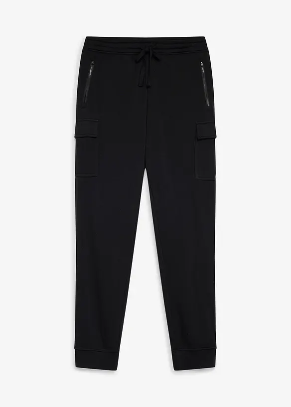 Pantalon de jogging chaud &agrave; poches cargo, Regular Fit, bonprix