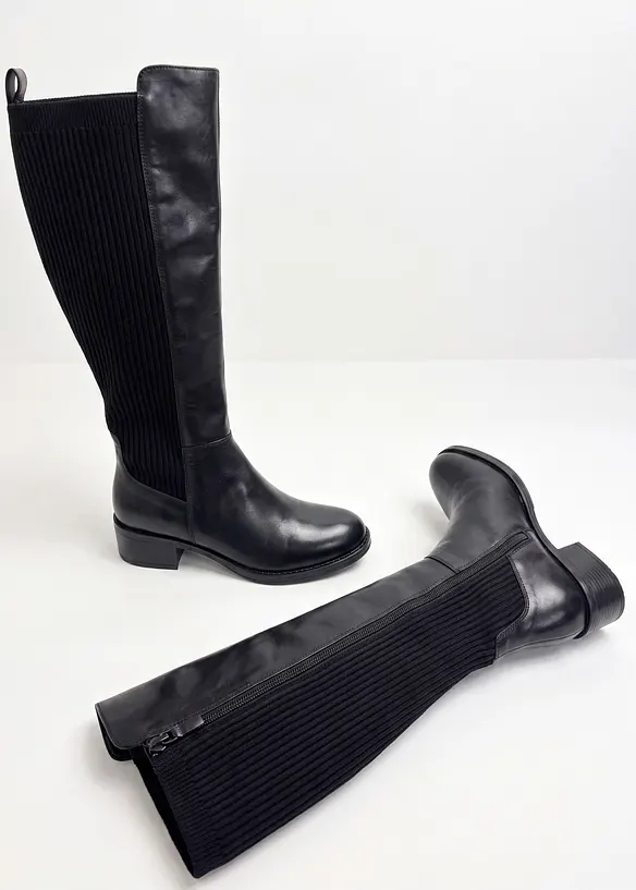 Bottes en cuir, bonprix