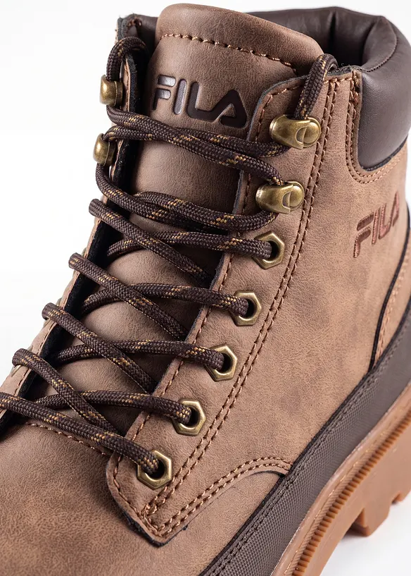 Boots lac&eacute;es Fila &agrave; semelle crant&eacute;e, FILA