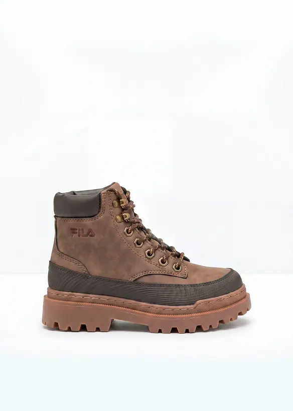 Boots lac&eacute;es Fila &agrave; semelle crant&eacute;e, FILA