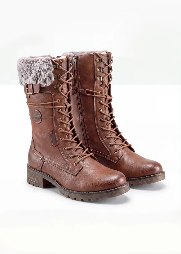 Boots Mustang &agrave; lacets, Mustang