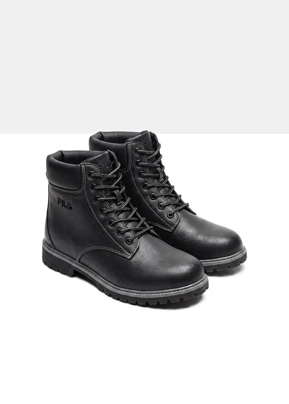 Boots lac&eacute;es Fila &agrave; semelle crant&eacute;e, FILA
