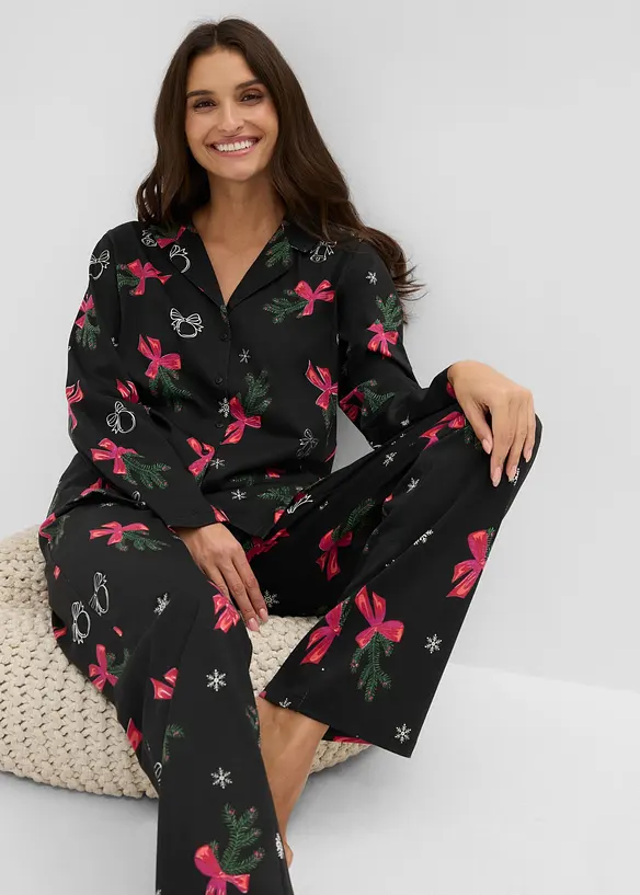 Pyjama 100% coton avec pochette cadeau, bonprix