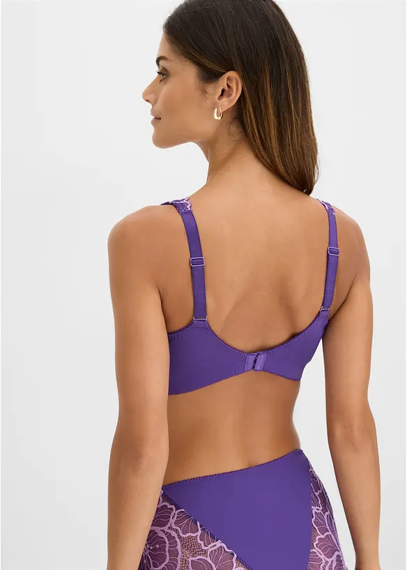 Minimizer Bralette mit zweifarbiger Spitze, bonprix