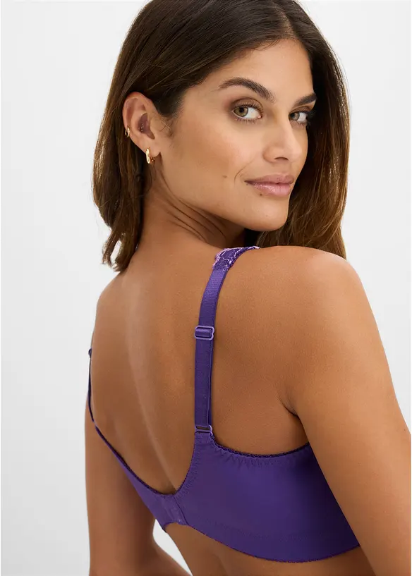 Minimizer Bralette mit zweifarbiger Spitze, bonprix