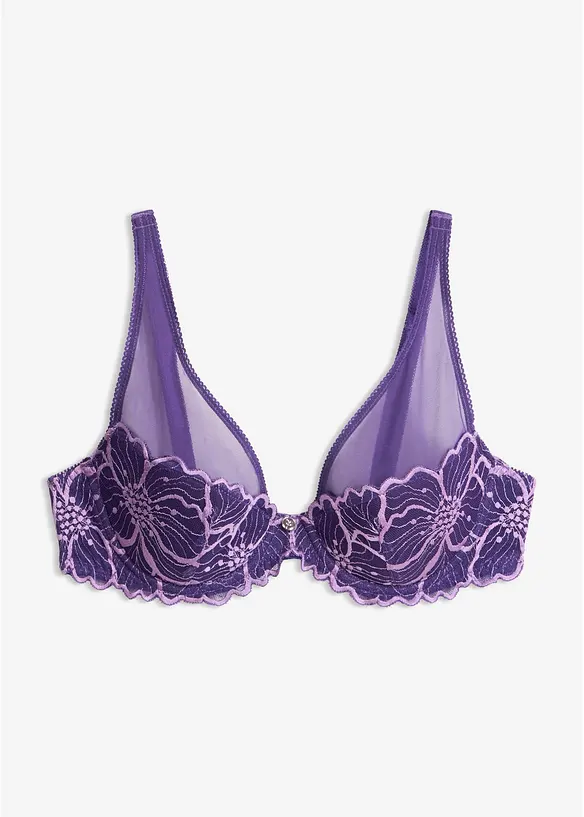 Schalen-BH mit zweifarbiger Spitze, bonprix