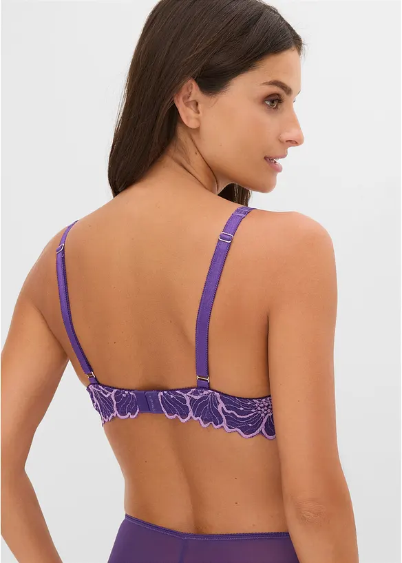 Schalen-BH mit zweifarbiger Spitze, bonprix