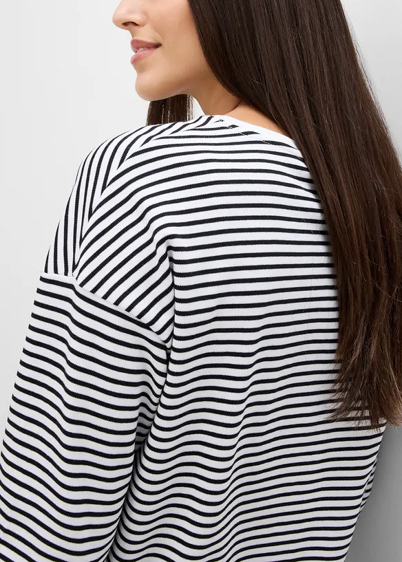 Langarmshirt aus reiner Bio-Baumwolle, bonprix