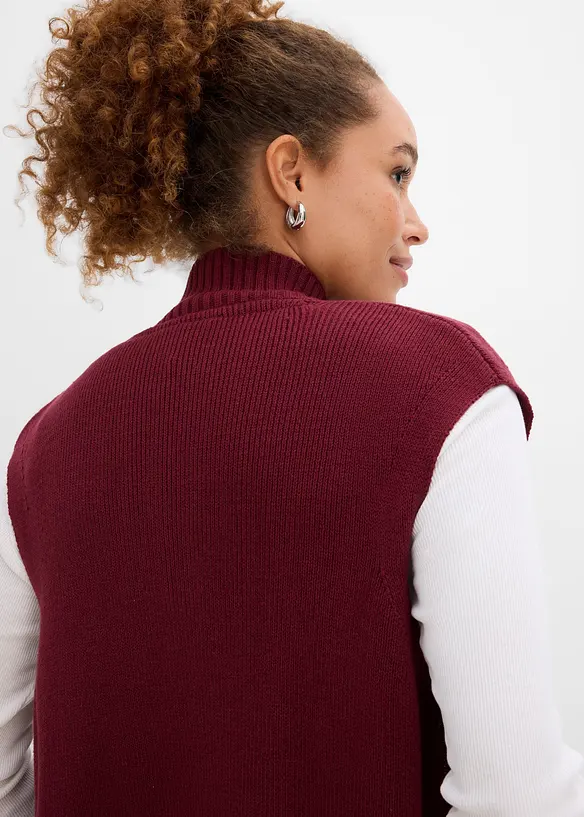 Gilet sans manches en maille, bonprix