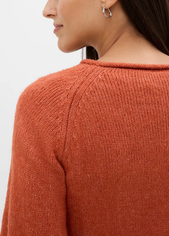 Pull col rond, bonprix