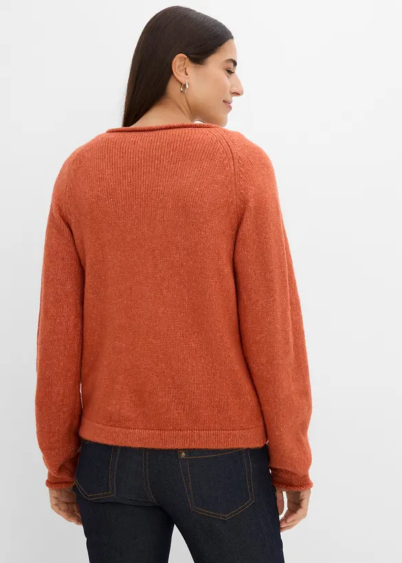Pull col rond, bonprix