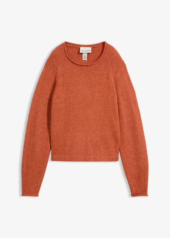 Pull col rond, bonprix