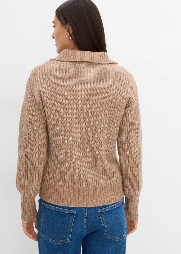 Gilet en grosse maille, bonprix
