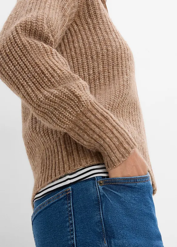 Gilet en grosse maille, bonprix