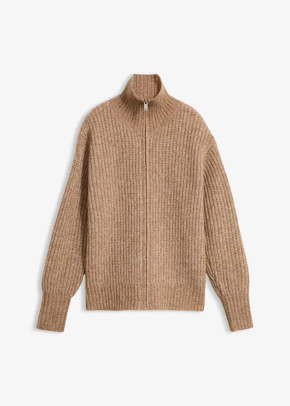 Gilet en grosse maille, bonprix
