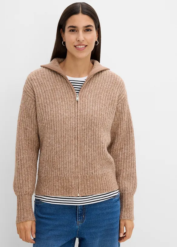 Gilet en grosse maille, bonprix
