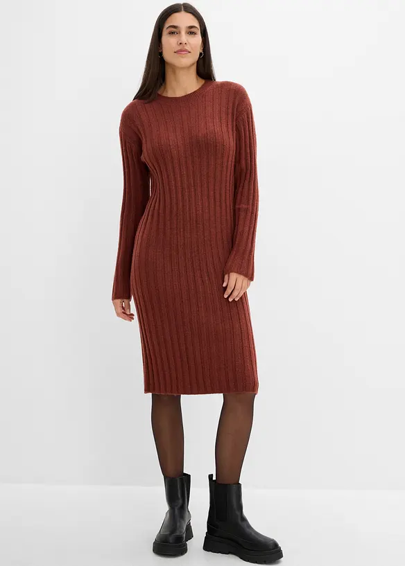 Robe en maille, bonprix