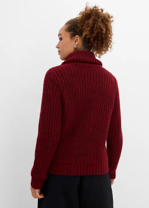 Pull &agrave; patte de boutonnage, bonprix