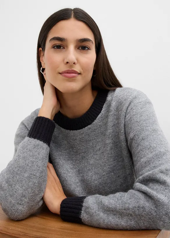 Pull en maille Loose Fit, bonprix