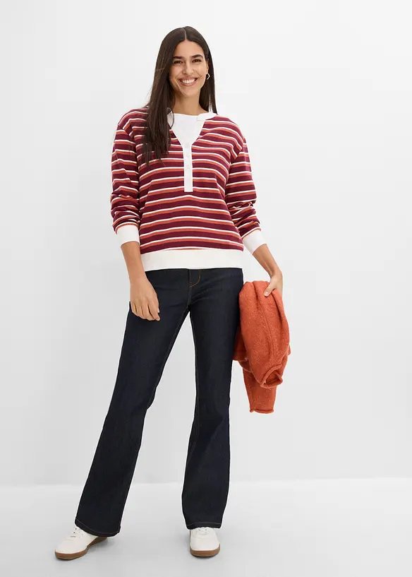 Sweat-shirt 100% coton, bonprix