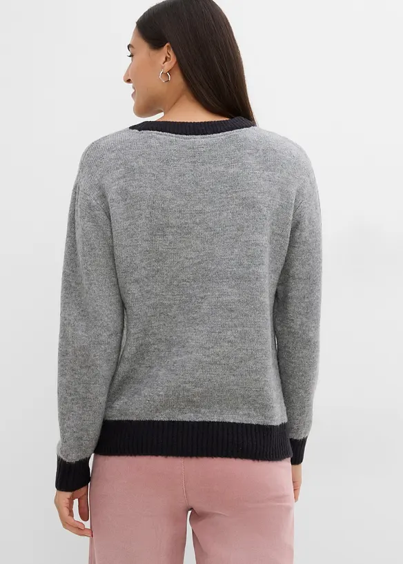 Pull en maille Loose Fit, bonprix