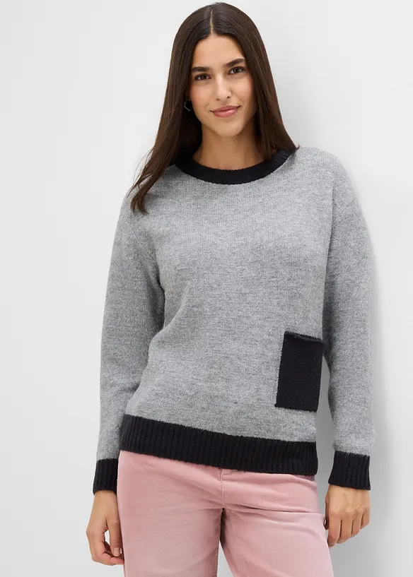 Pull en maille Loose Fit, bonprix