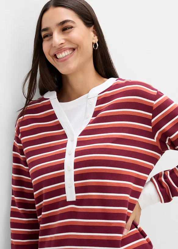 Sweat-shirt 100% coton, bonprix