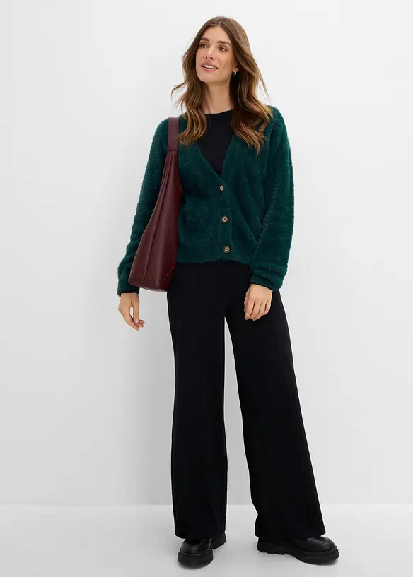 Strickjacke mit Viskose, bonprix