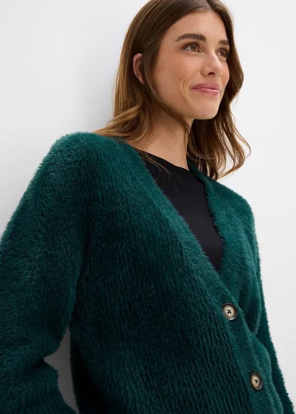 Strickjacke mit Viskose, bonprix