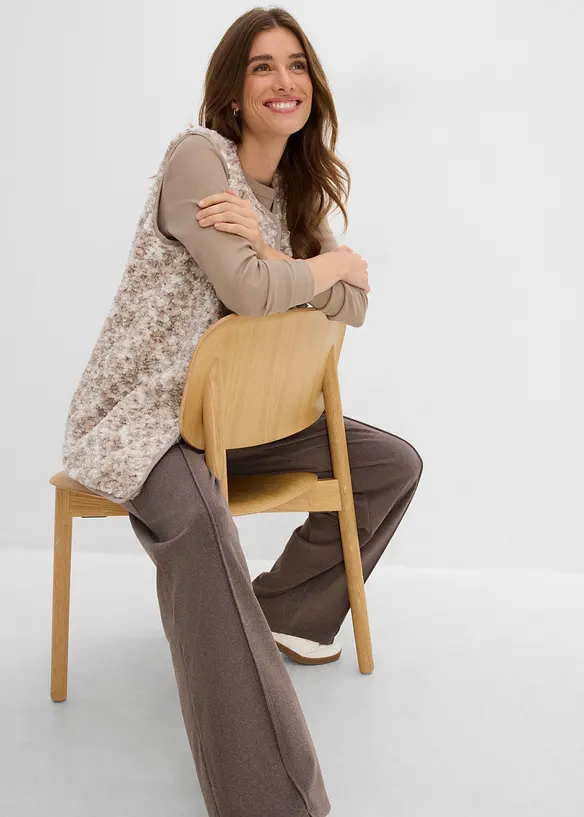 Gilet sans manches en sherpa, bonprix