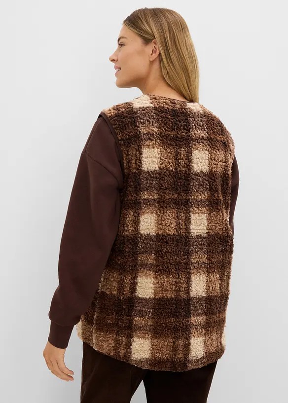 Gilet sans manches en sherpa, bonprix