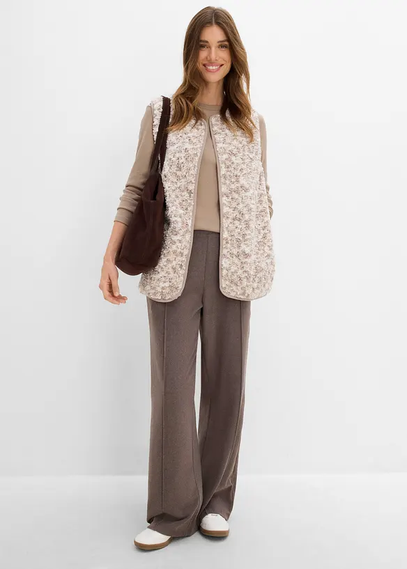 Gilet sans manches en sherpa, bonprix