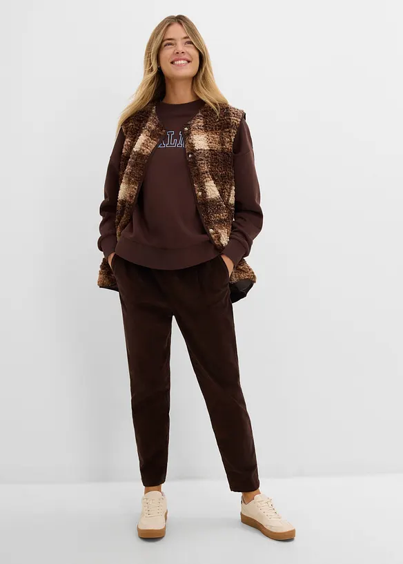 Gilet sans manches en sherpa, bonprix
