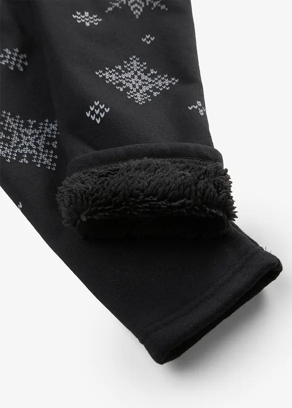 Legging chaud doubl&eacute; sherpa, bonprix