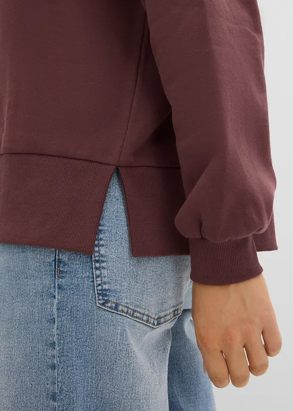 Oversize Sweatshirt aus reiner Baumwolle, bonprix
