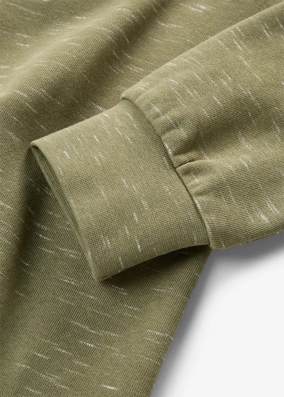 Robe sweat &agrave; col camionneur, bonprix